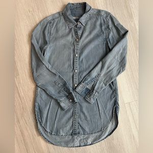 GAP • Chambray button down tunic